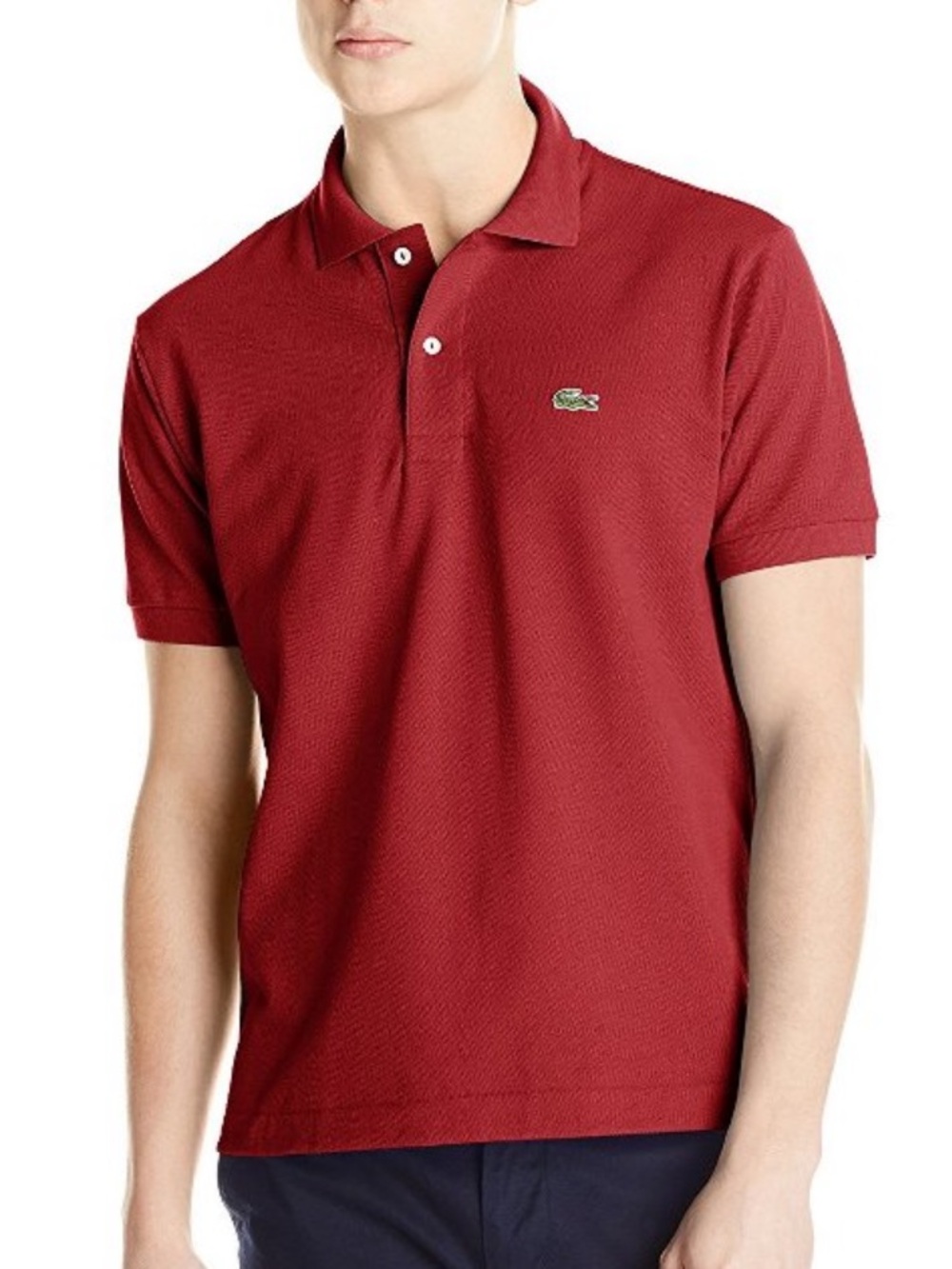 Lacoste Men's Classic Fit Polo Shirt - Bordeaux Red